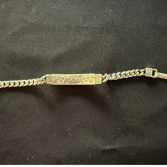 Brighton “Believe in Yourself” ID style bracelet in silver - Picture 4 of 5